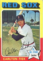 1975 Topps Mini Baseball Cards      080      Carlton Fisk